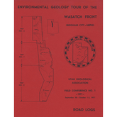 Utah Geological Association 1, Utah Geological Association-1, Utah Geological Association #1, UGA 1, UGA1, UGA #1, UGA
